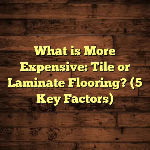 What is More Expensive: Tile or Laminate Flooring? (5 Key Factors)