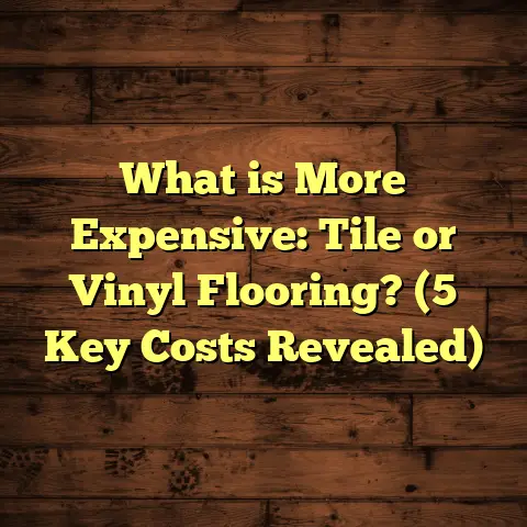 What is More Expensive: Tile or Vinyl Flooring? (5 Key Costs Revealed)