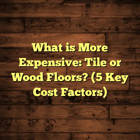 What is More Expensive: Tile or Wood Floors? (5 Key Cost Factors)