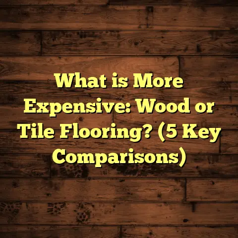 What is More Expensive: Wood or Tile Flooring? (5 Key Comparisons)