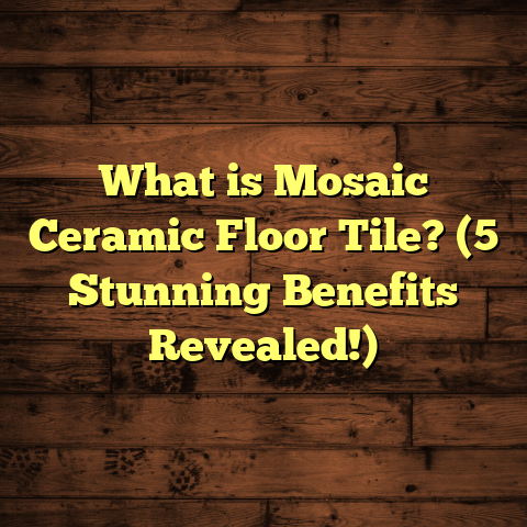 What is Mosaic Ceramic Floor Tile? (5 Stunning Benefits Revealed!)