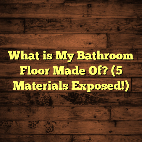 What is My Bathroom Floor Made Of? (5 Materials Exposed!)
