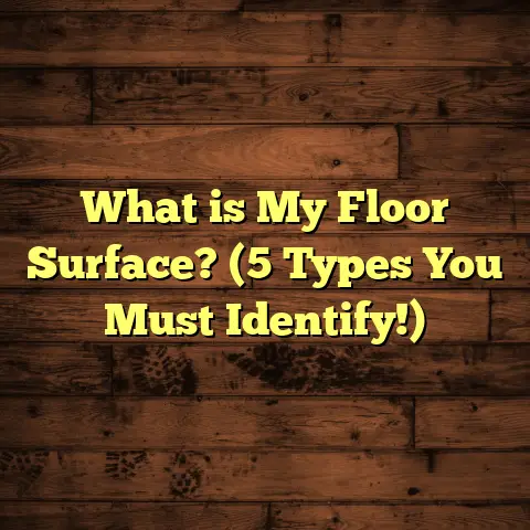 What is My Floor Surface? (5 Types You Must Identify!)