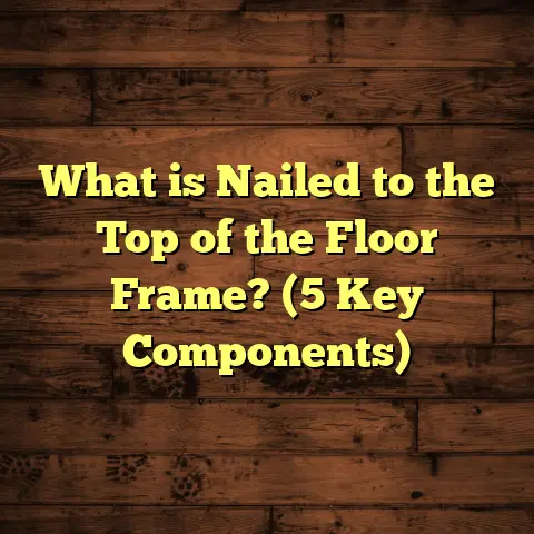 What is Nailed to the Top of the Floor Frame? (5 Key Components)