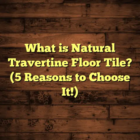 What is Natural Travertine Floor Tile? (5 Reasons to Choose It!)