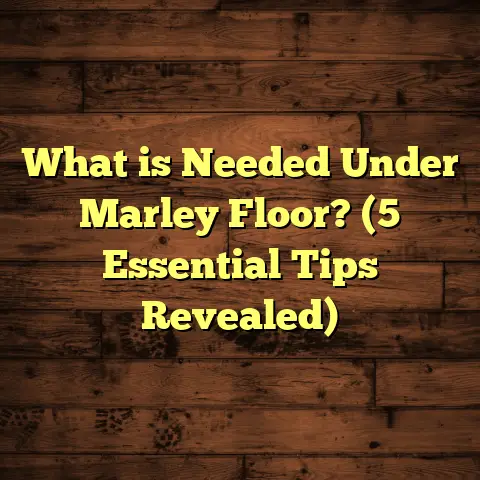 What is Needed Under Marley Floor? (5 Essential Tips Revealed)
