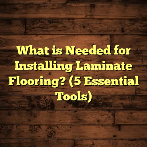What is Needed for Installing Laminate Flooring? (5 Essential Tools)
