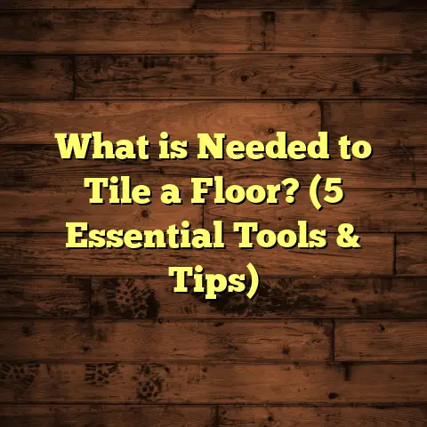 What is Needed to Tile a Floor? (5 Essential Tools & Tips)