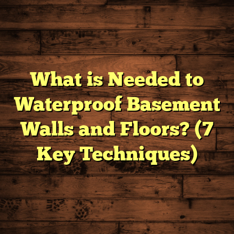 What is Needed to Waterproof Basement Walls and Floors? (7 Key Techniques)