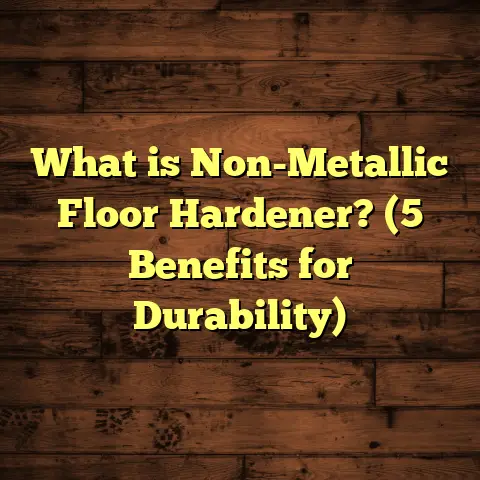 What is Non-Metallic Floor Hardener? (5 Benefits for Durability)
