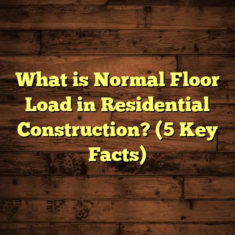 What is Normal Floor Load in Residential Construction? (5 Key Facts)