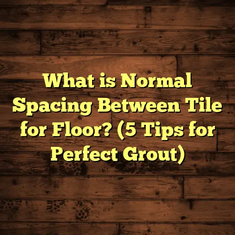 What is Normal Spacing Between Tile for Floor? (5 Tips for Perfect Grout)