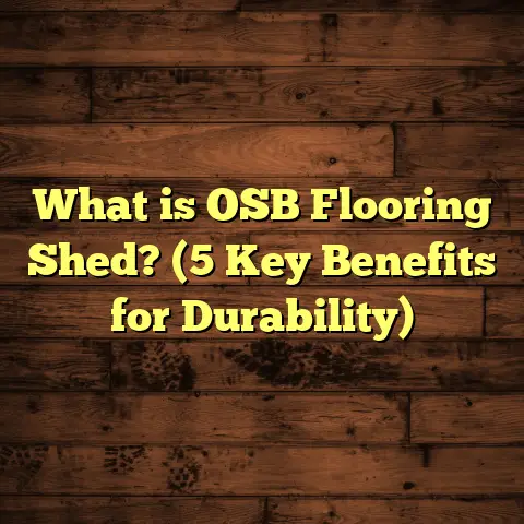 What is OSB Flooring Shed? (5 Key Benefits for Durability)