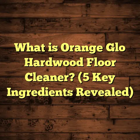 What is Orange Glo Hardwood Floor Cleaner? (5 Key Ingredients Revealed)