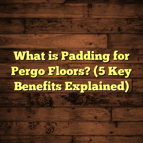 What is Padding for Pergo Floors? (5 Key Benefits Explained)