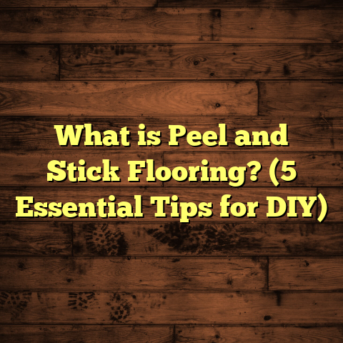 What is Peel and Stick Flooring? (5 Essential Tips for DIY)