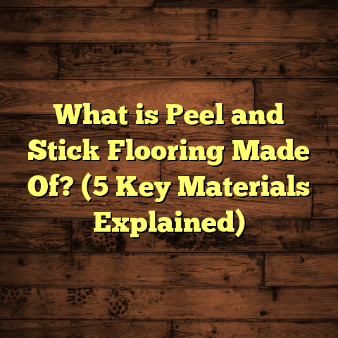 What is Peel and Stick Flooring Made Of? (5 Key Materials Explained)