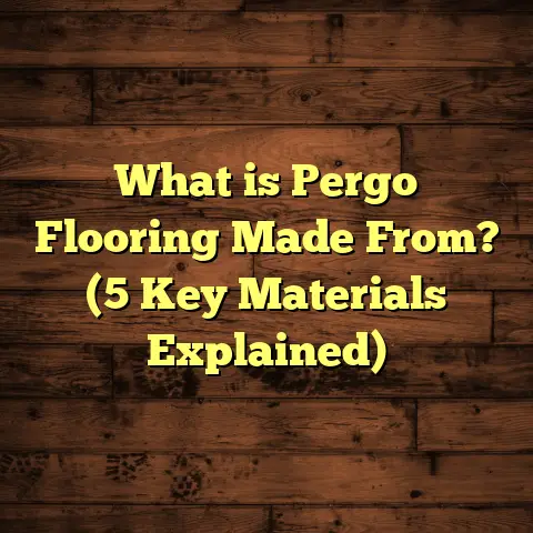 What is Pergo Flooring Made From? (5 Key Materials Explained)