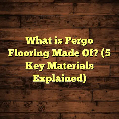 What is Pergo Flooring Made Of? (5 Key Materials Explained)