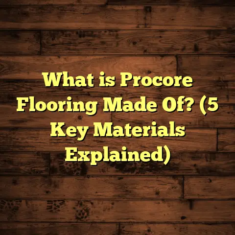 What is Procore Flooring Made Of? (5 Key Materials Explained)
