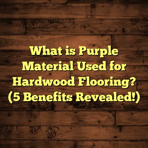 What is Purple Material Used for Hardwood Flooring? (5 Benefits Revealed!)