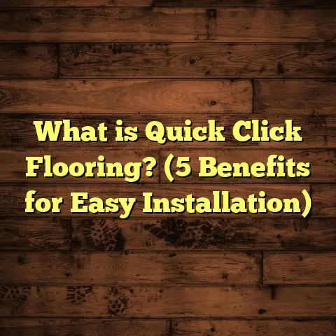 What is Quick Click Flooring? (5 Benefits for Easy Installation)