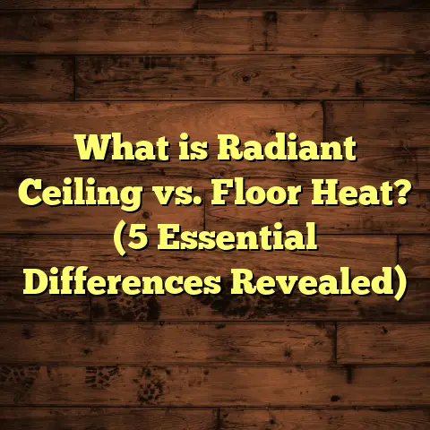 What is Radiant Ceiling vs. Floor Heat? (5 Essential Differences Revealed)