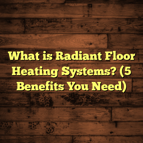 What is Radiant Floor Heating Systems? (5 Benefits You Need)
