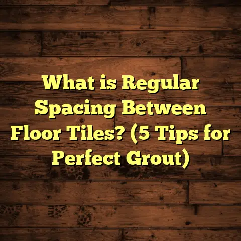 What is Regular Spacing Between Floor Tiles? (5 Tips for Perfect Grout)