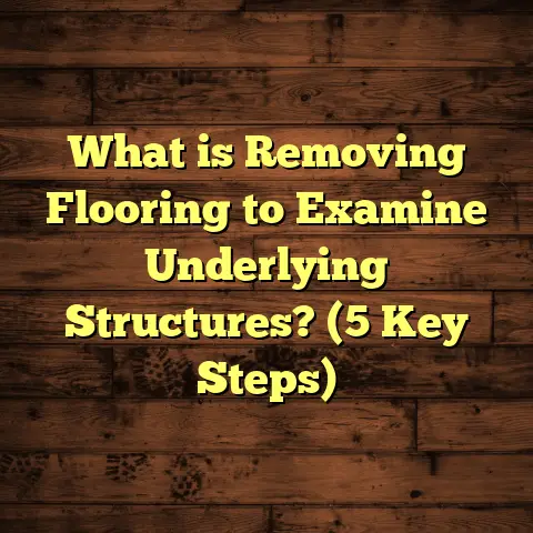 What is Removing Flooring to Examine Underlying Structures? (5 Key Steps)