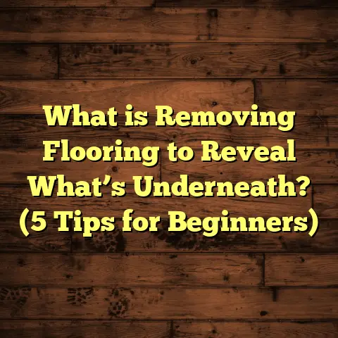 What is Removing Flooring to Reveal What’s Underneath? (5 Tips for Beginners)