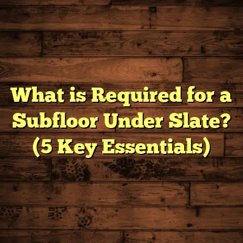 What is Required for a Subfloor Under Slate? (5 Key Essentials)