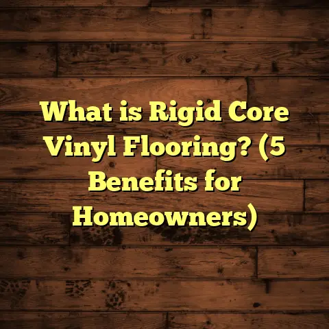 What is Rigid Core Vinyl Flooring? (5 Benefits for Homeowners)