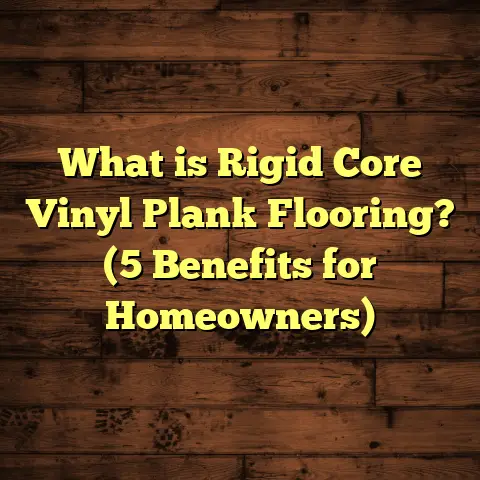 What is Rigid Core Vinyl Plank Flooring? (5 Benefits for Homeowners)