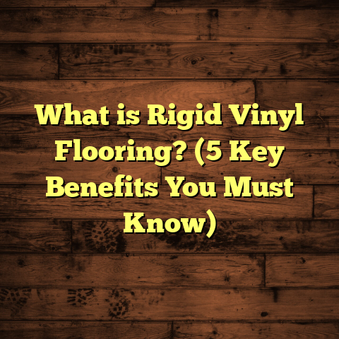 What is Rigid Vinyl Flooring? (5 Key Benefits You Must Know)