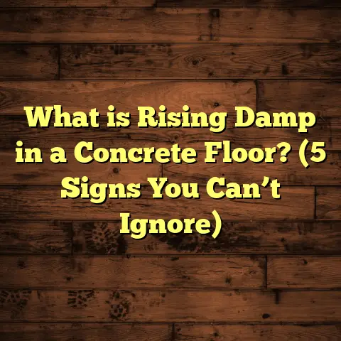 What is Rising Damp in a Concrete Floor? (5 Signs You Can’t Ignore)