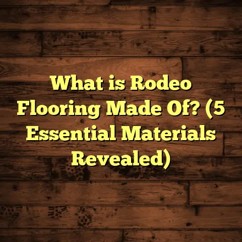 What is Rodeo Flooring Made Of? (5 Essential Materials Revealed)