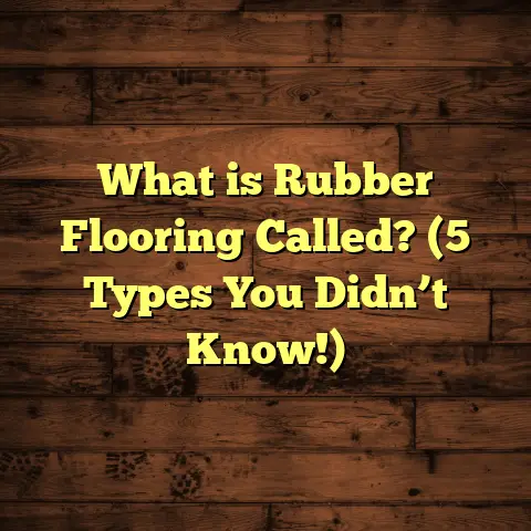 What is Rubber Flooring Called? (5 Types You Didn’t Know!)