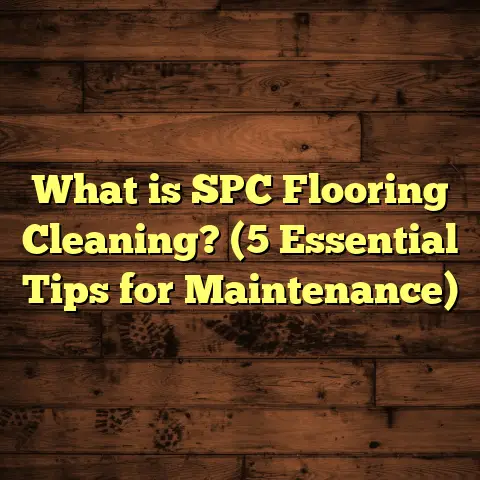 What is SPC Flooring Cleaning? (5 Essential Tips for Maintenance)