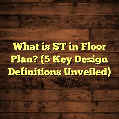 What is ST in Floor Plan? (5 Key Design Definitions Unveiled)