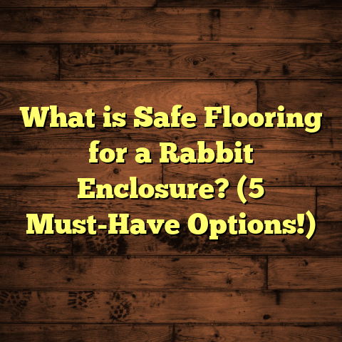 What is Safe Flooring for a Rabbit Enclosure? (5 Must-Have Options!)