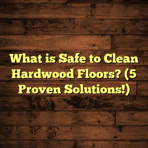 What is Safe to Clean Hardwood Floors? (5 Proven Solutions!)