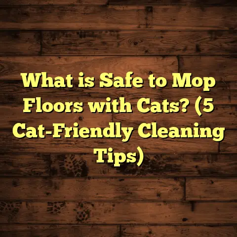 What is Safe to Mop Floors with Cats? (5 Cat-Friendly Cleaning Tips)
