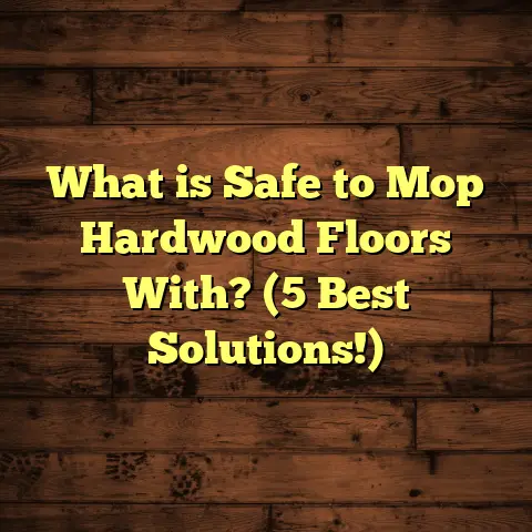 What is Safe to Mop Hardwood Floors With? (5 Best Solutions!)