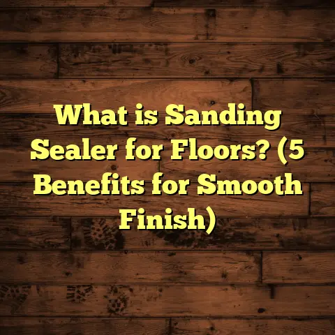 What is Sanding Sealer for Floors? (5 Benefits for Smooth Finish)