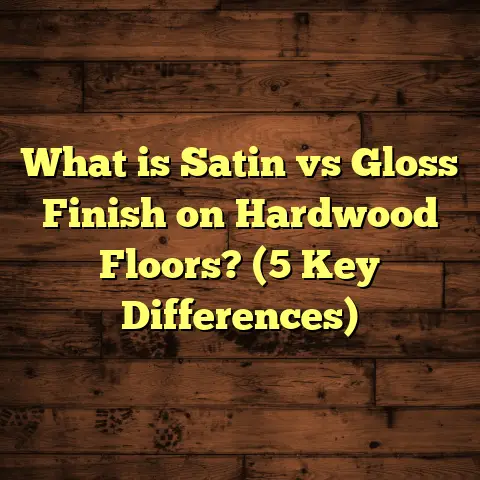 What is Satin vs Gloss Finish on Hardwood Floors? (5 Key Differences)