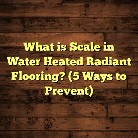 What is Scale in Water Heated Radiant Flooring? (5 Ways to Prevent)