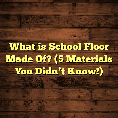 What is School Floor Made Of? (5 Materials You Didn’t Know!)