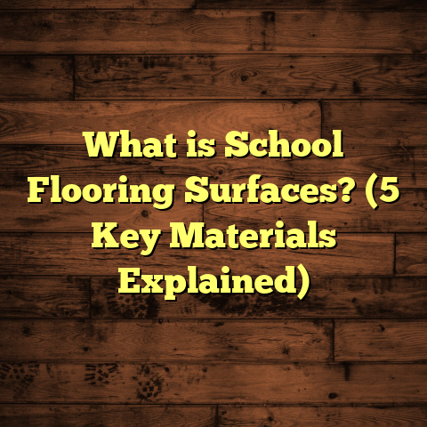 What is School Flooring Surfaces? (5 Key Materials Explained)
