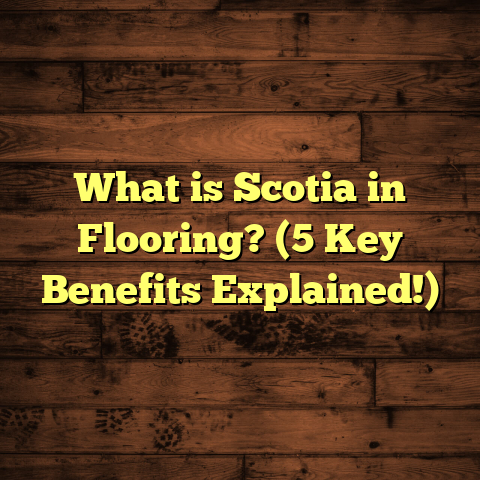 What is Scotia in Flooring? (5 Key Benefits Explained!)